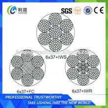 6x37+FC 6x37+IWS 6x37+IWR Machine Manufacturing Steel Wire Rope